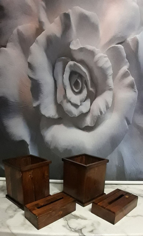 سطل زباله چوبی